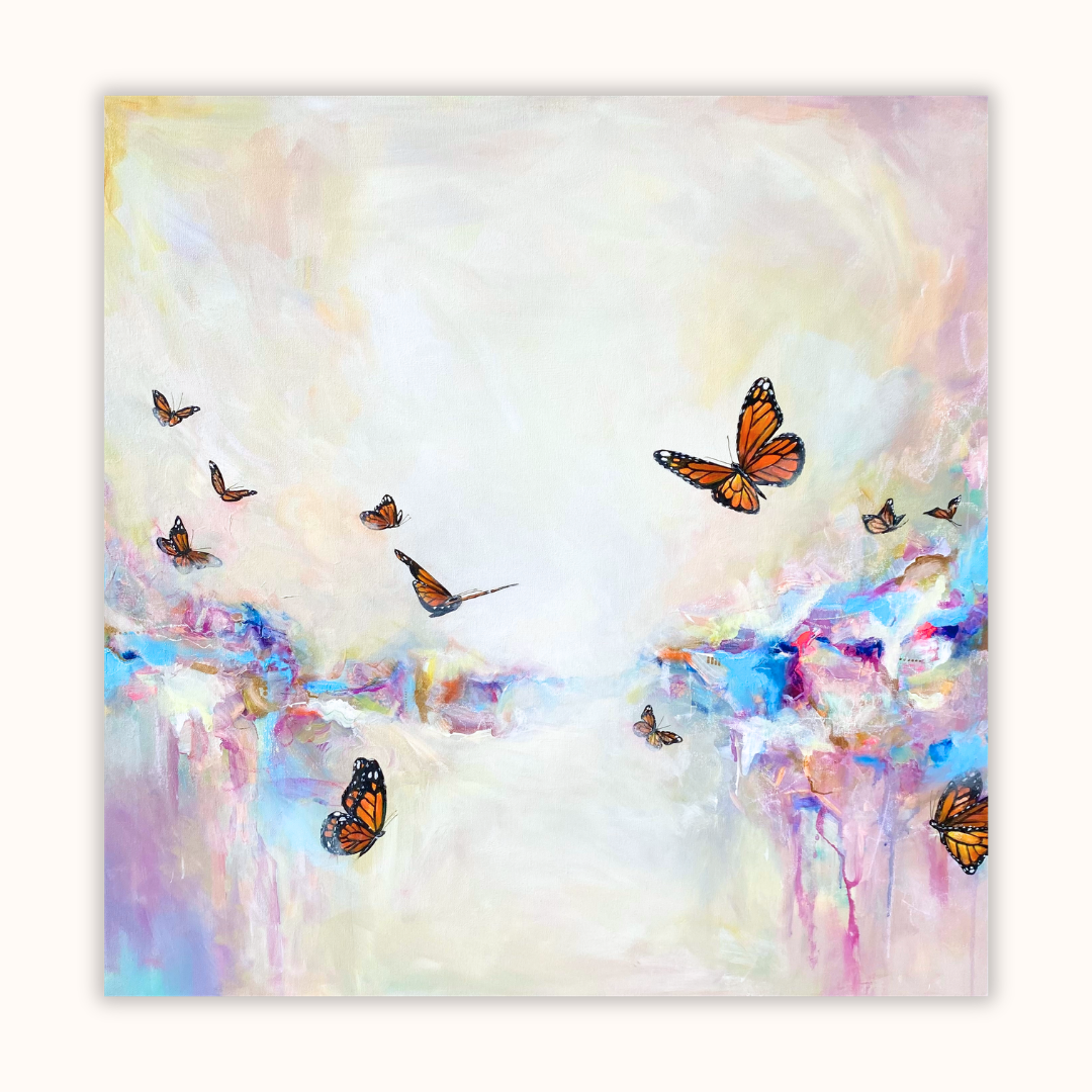 Becoming in Color Original Painting 36x36