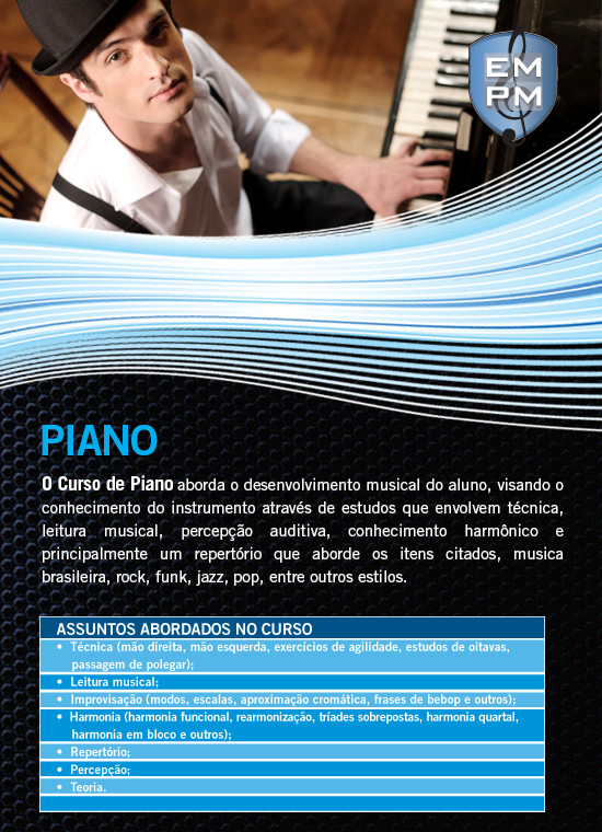 Aulas de Piano - EMPM Escola de Música