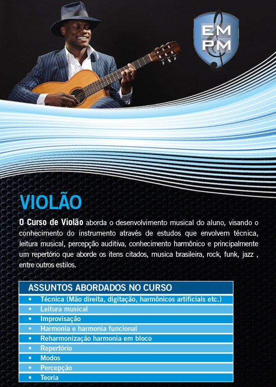 Aulas de Violão - EMPM Escola de Música