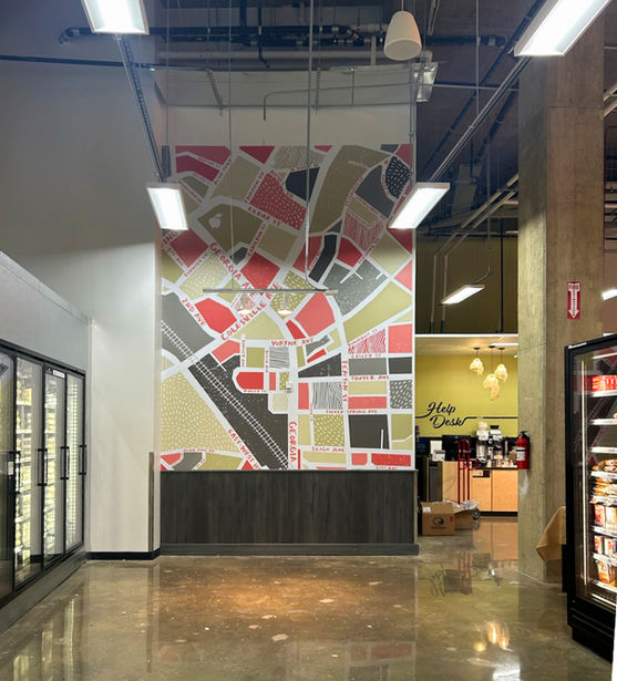 MOM's Silver Spring Store wall mural