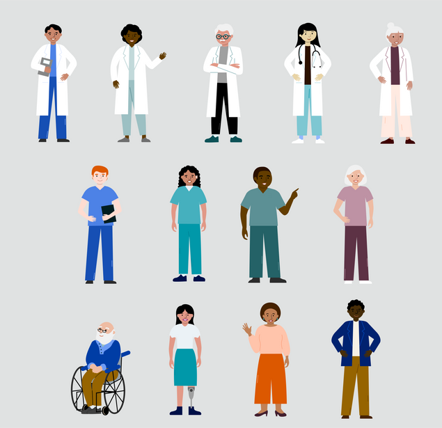 Character Illustrations for Aledade, Inc.