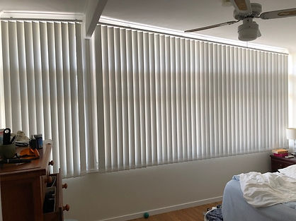 Vertical Drape in Appin by A Shade Better Window Furnishings Narellan