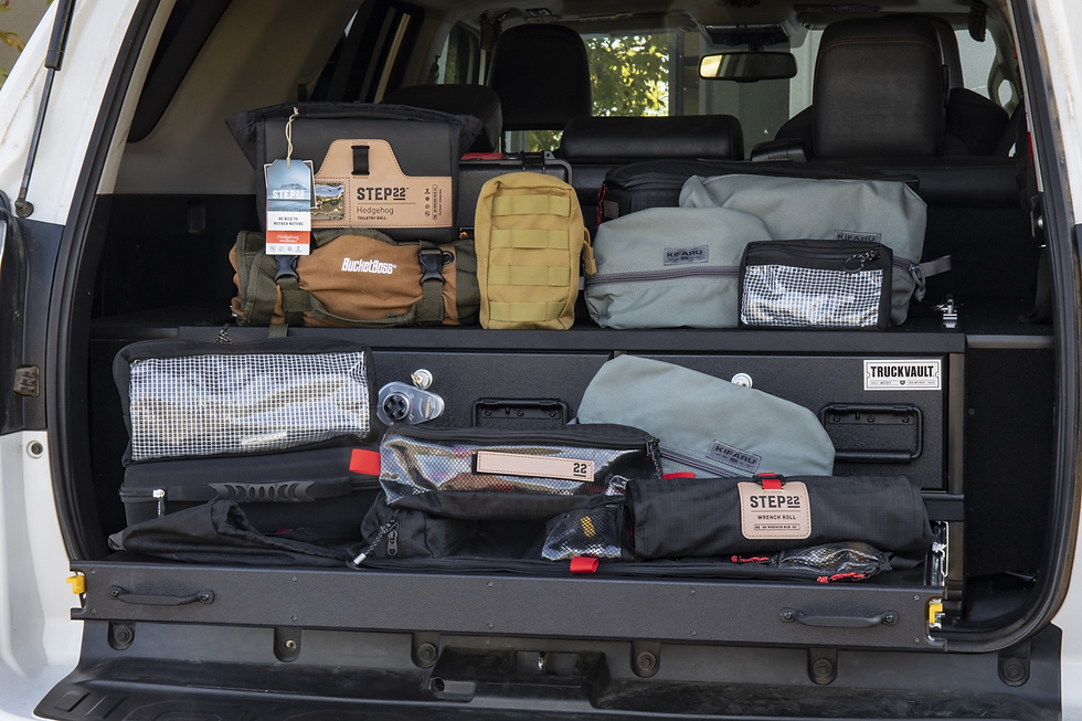 Road trip packing