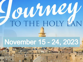 RESCHEDULED INFORMATION SESSION FOR TRIP TO ISRAEL