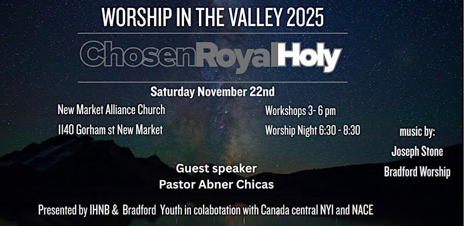 Worship In The Valley - Youth Worship Event - Saturday, November 22