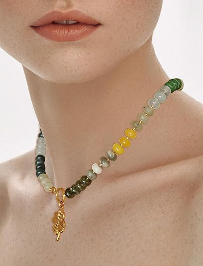 Thumbnail: Beaded Gemstone Necklace