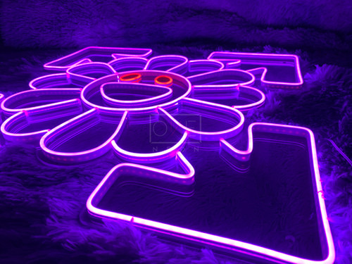 Sunflower by Takashi Murakami x off white | LED Neon Sign