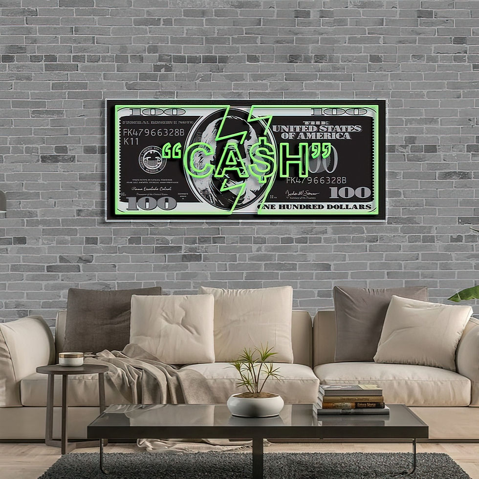 Thumbnail: Big Benjamin | LED Neon Sign, Neon Sign Custom, Home Decor, Gift Neon Light