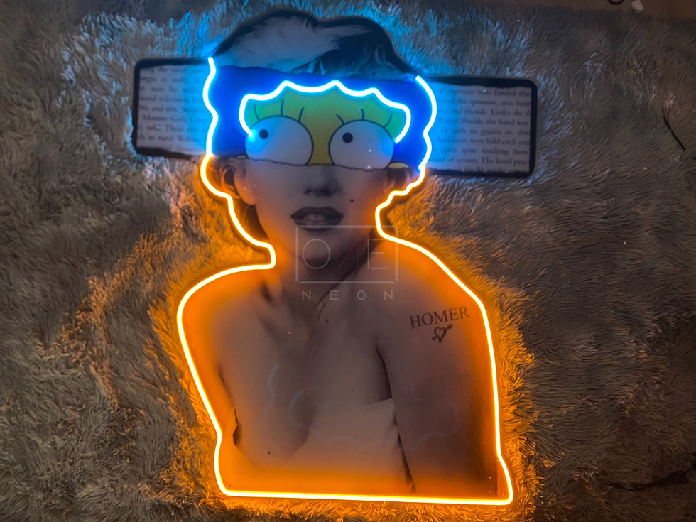 Thumbnail: Scralett Johansson LED Neon Sign, Neon Sign Custom, Home Decor, Gift Neon Light