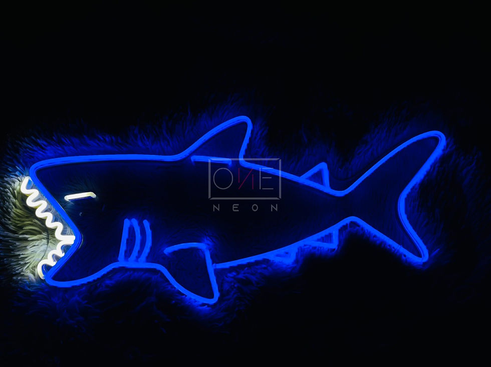 Thumbnail: Shark LED Neon Sign, Neon Sign Custom, Home Decor, Gift Neon Light