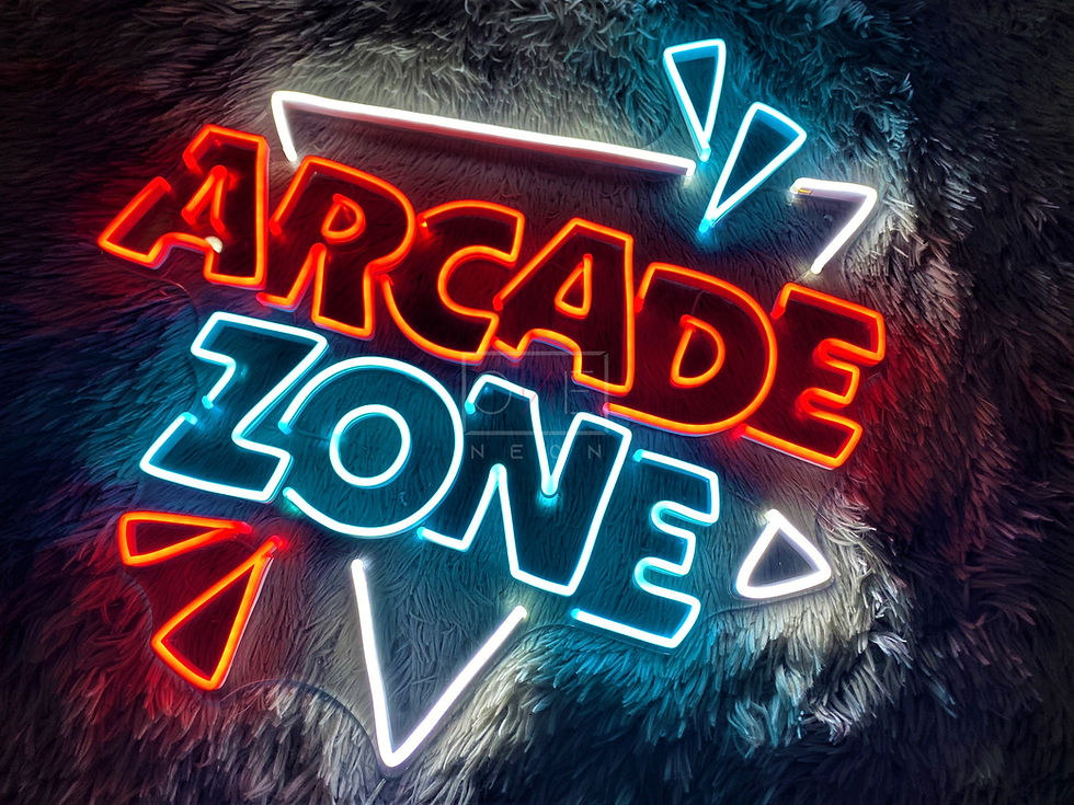 Thumbnail: Arcade Zone LED Neon Sign, Neon Sign Custom, Home Decor, Gift Neon Lig