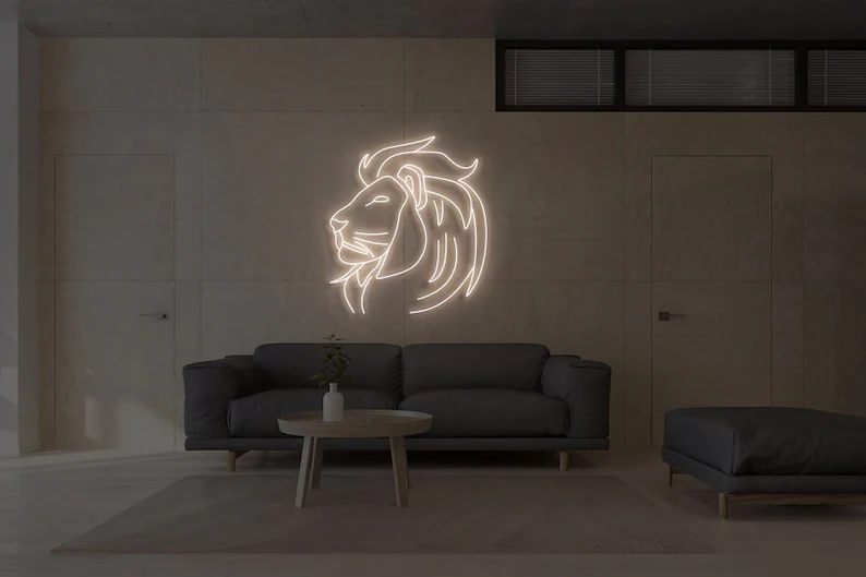 サムネイル： Lion | LED Neon Sign