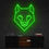 Thumbnail: Geometric Wolf | LED Neon Sign