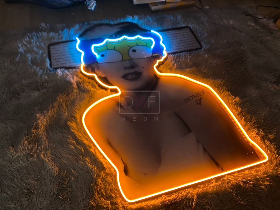 Thumbnail: Scralett Johansson LED Neon Sign, Neon Sign Custom, Home Decor, Gift Neon Light