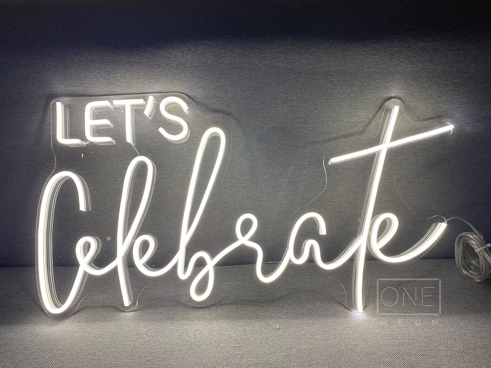 Thumbnail: Let's Celebrate | LED Neon Sign