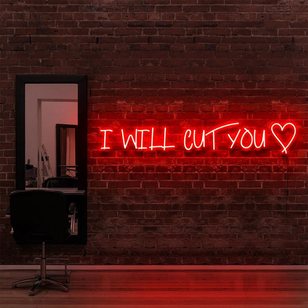 Thumbnail: I Will Cut You | LED Neon Sign