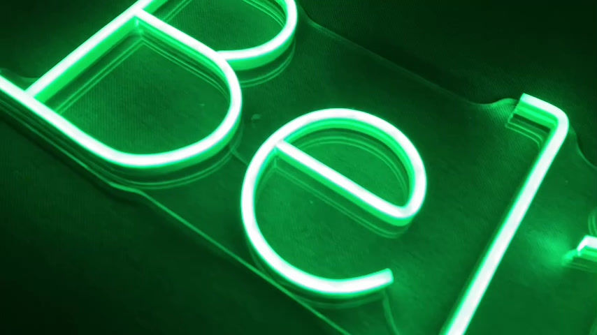 섬네일: Believe | LED Neon Sign