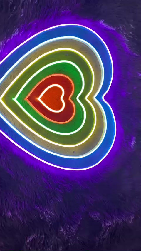 Thumbnail: Infinity Heart LED Neon Sign, Neon Sign Custom, Home Decor, Gift Neon Light
