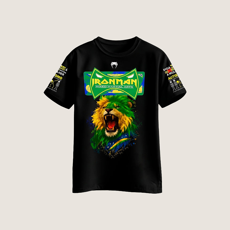 Camisa Ironman mma Leão frente