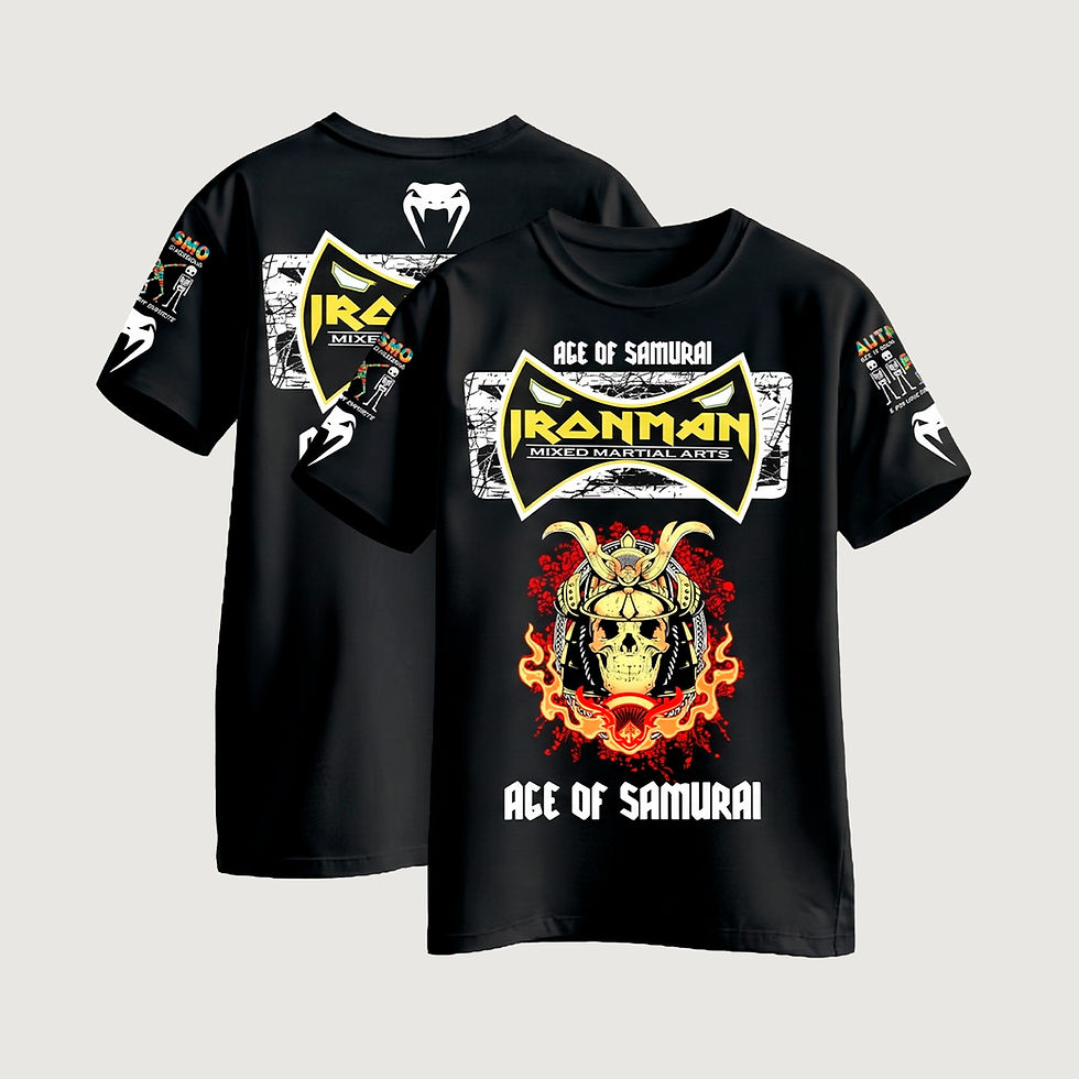 Camisa Ironman mma Ace of samurai
