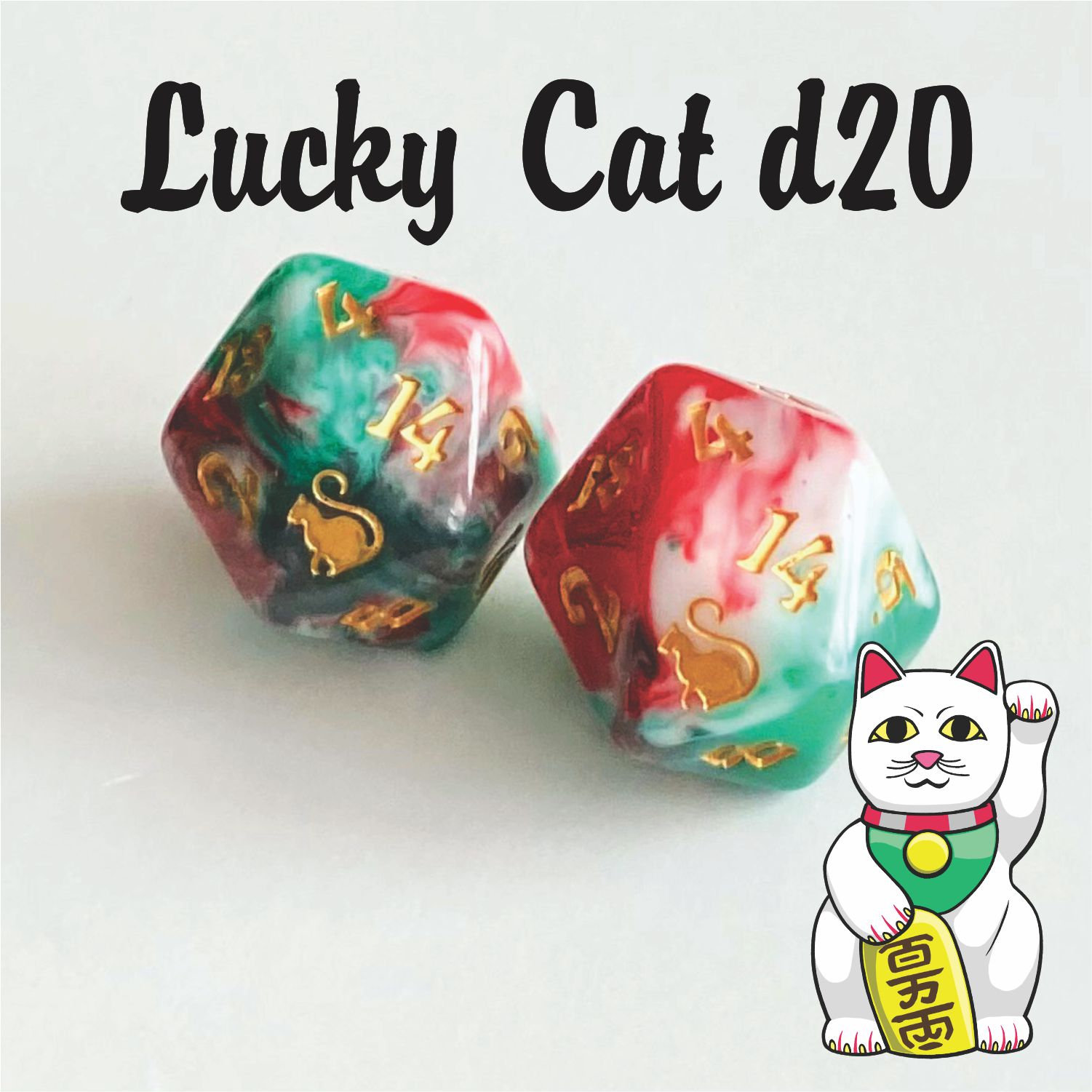 d20 cat toy