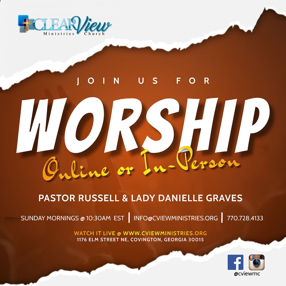 Sunday Worship Service      