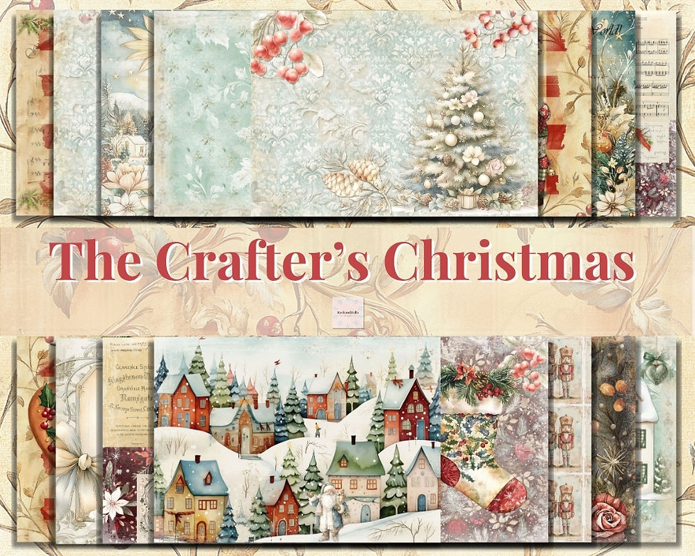 Thumbnail: A Crafters Christmas Journal Pages Kit