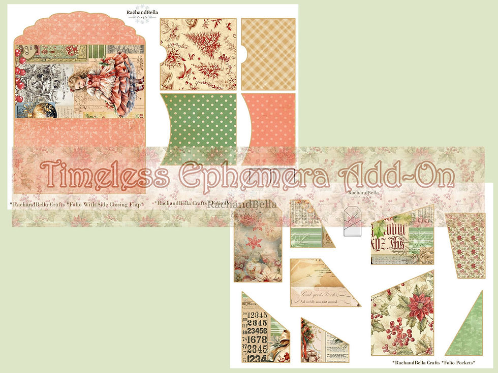 Thumbnail: Timeless Christmas Collection - Ephemera Add-On Kit