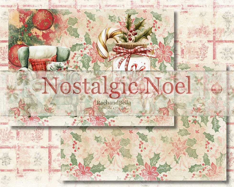 Thumbnail: Nostalgic Noel Christmas Collection Papers USA