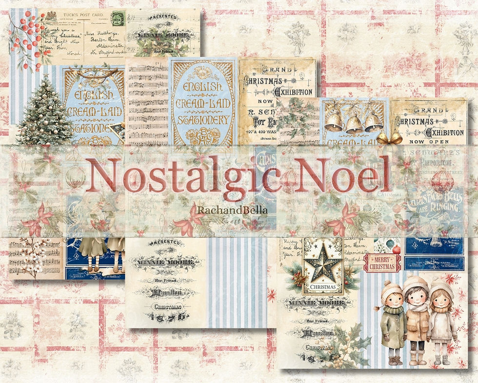 Thumbnail: Nostalgic Noel Christmas Collection Papers USA