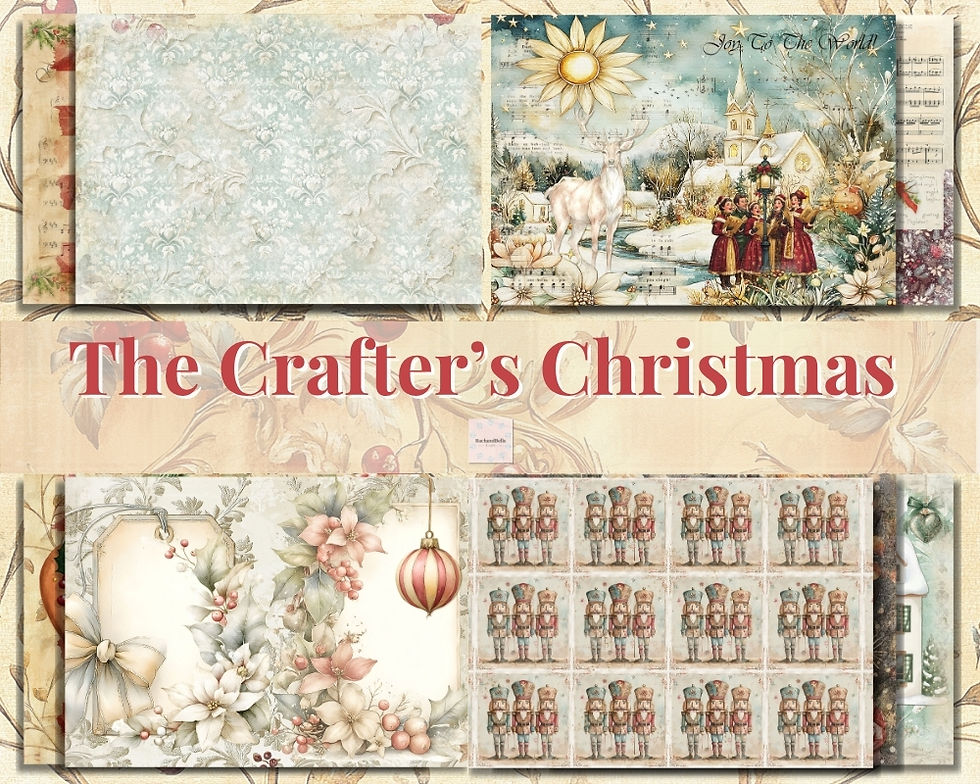 Thumbnail: A Crafters Christmas Journal Pages Kit