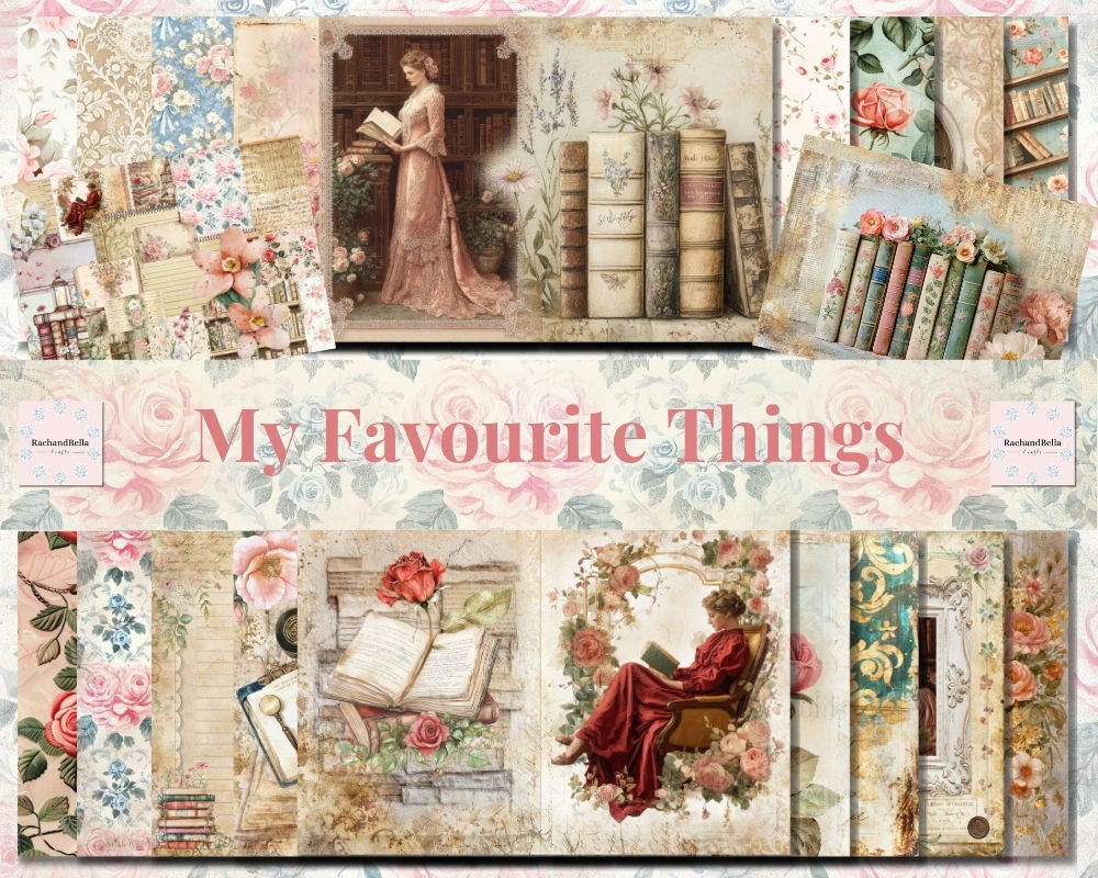 My Favourite Things Journal Kit and Background Papers USL & A4