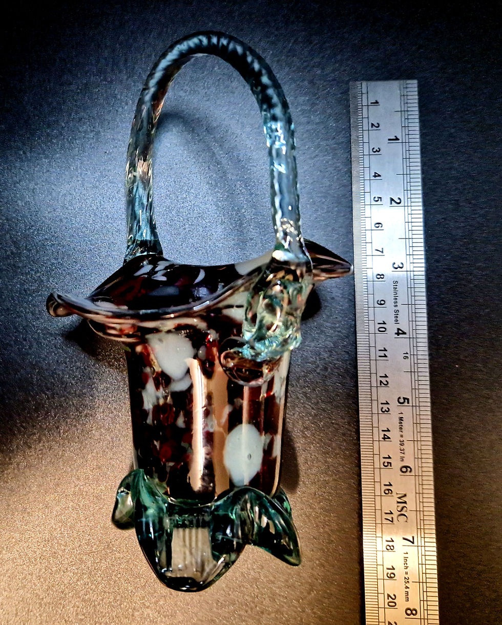 Thumbnail: Pretty Murano Glass Vase 
