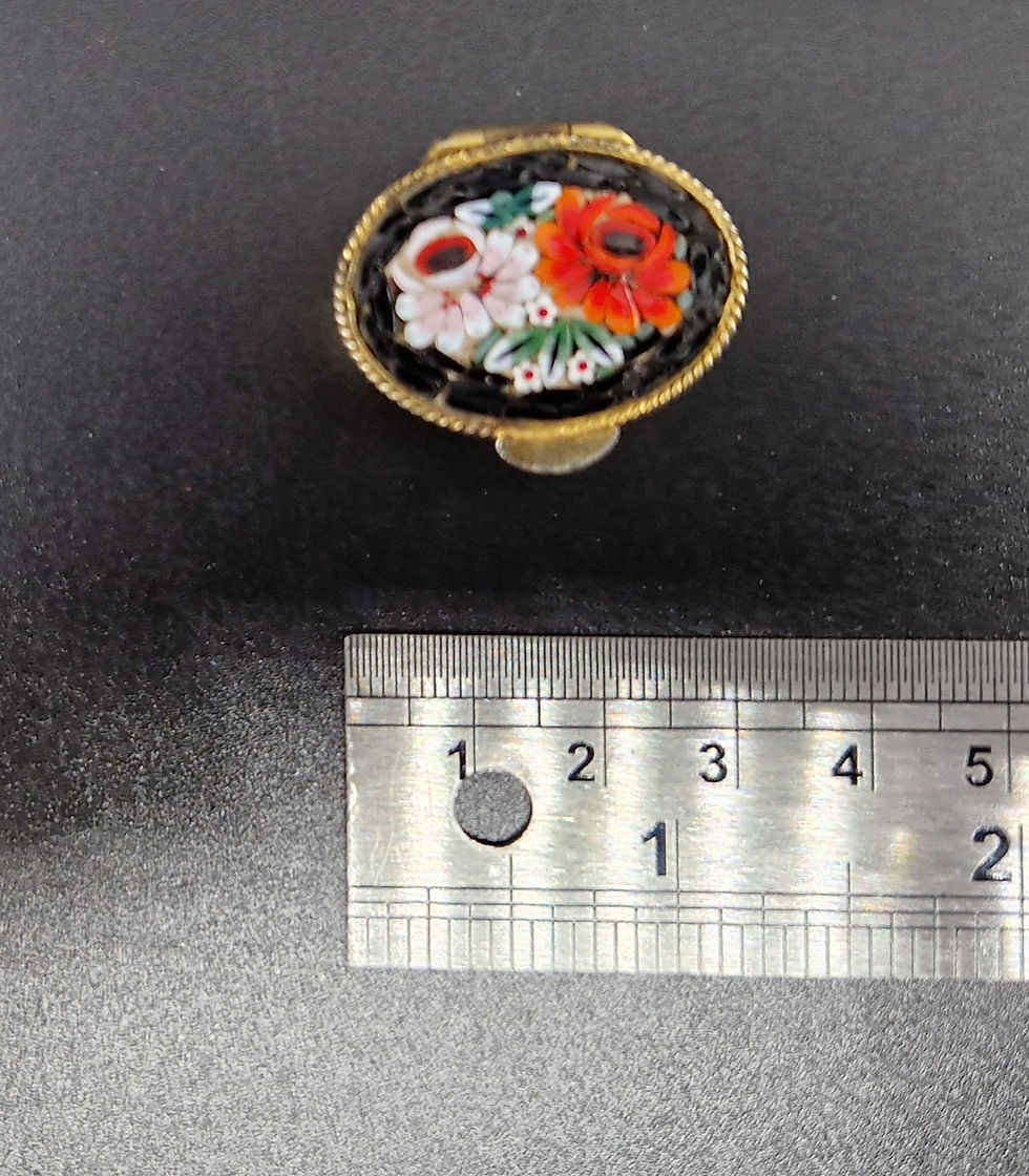 Thumbnail: Vintage Italian Micro mosiac trinket box