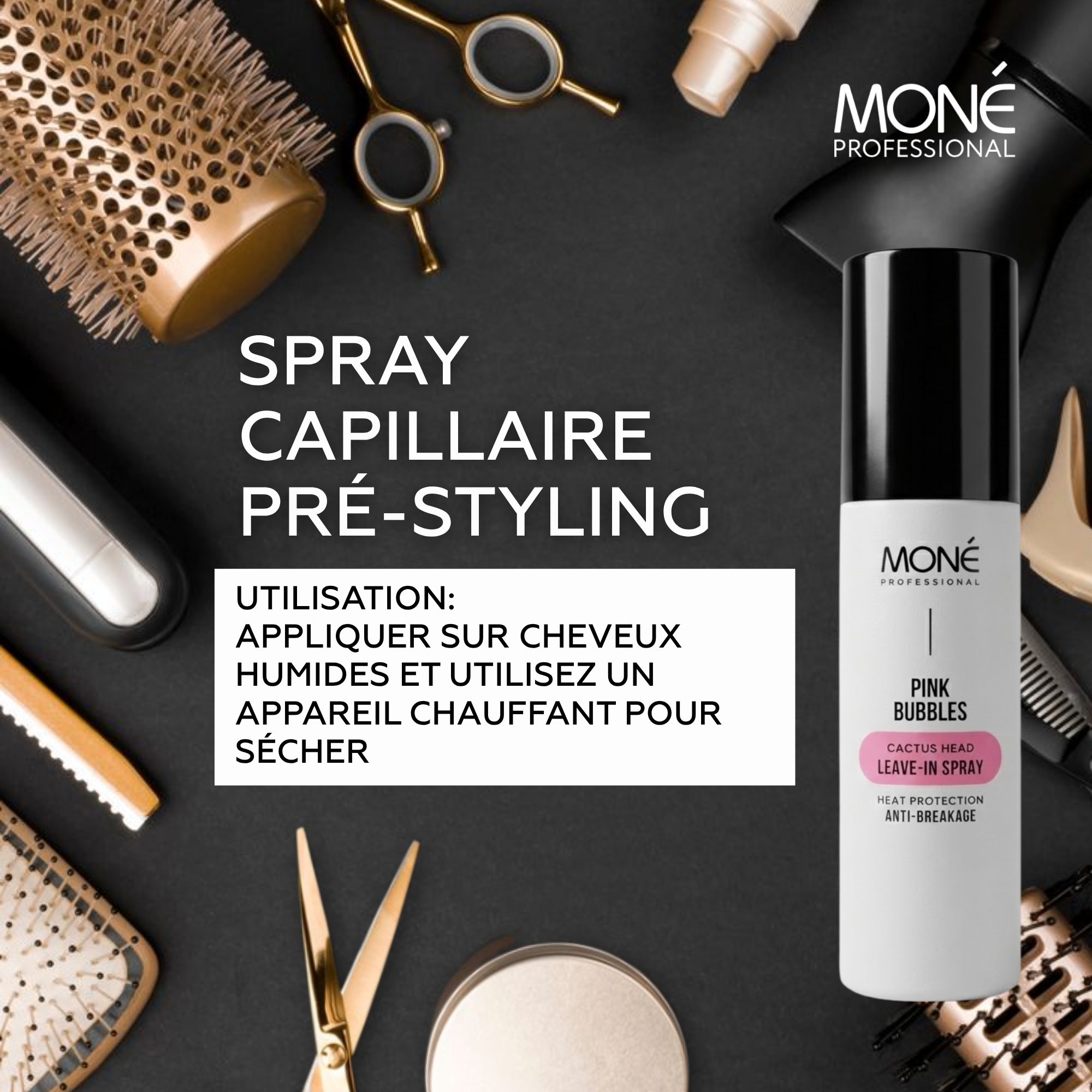 spray thermoprotecteur pour brushing