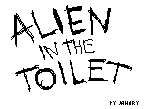 Alien in the toilet