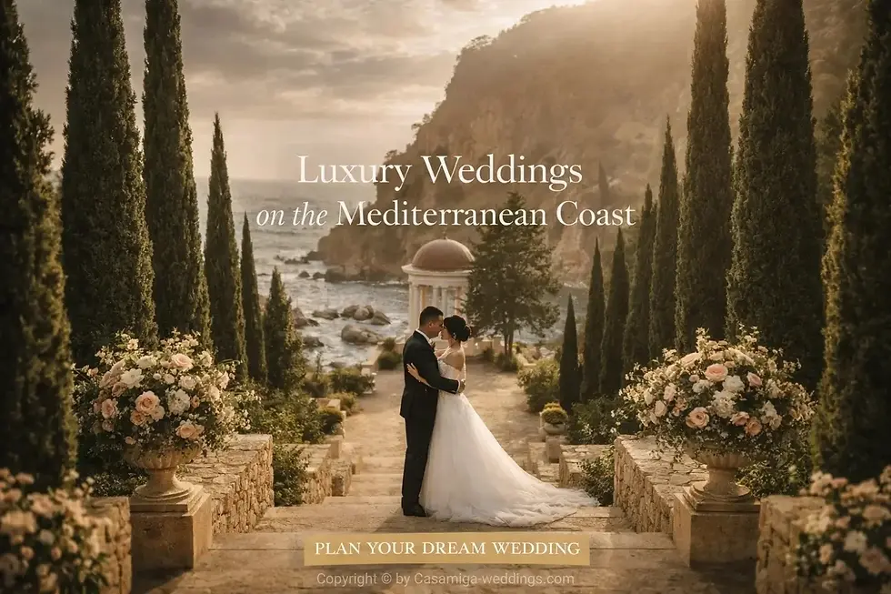 wedding planner Spain 2027 by Casamiga Weddings