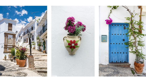Snow-white village of Frigilia - The snow-white village of Frigiliana appears suddenly, after a turn off the highway you suddenly see a white cloud on the mountain. The bus stops in a small square at the very beginning of the town. And then the street stretches upwards, inviting the traveler to follow into the unknown, into the beautiful, into the ancient...