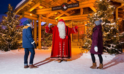 Official Santa Claus office and village on Arctic Circle. To meet Santa in his office, you will have to pass along the Magic Path. Meeting Santa Claus is a dream-come-true for most of the visitors of Lapland,