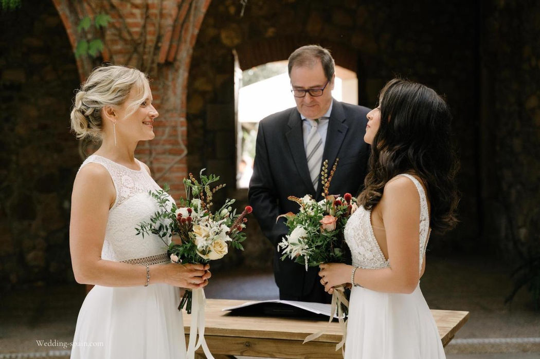 Civil wedding ceremony Spain 2026 Barcelona