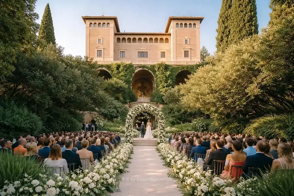 Barcelona wedding 2026 destination ceremony by Casamiga Weddings