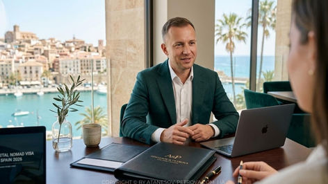 Prodleniye DNV Ispaniya — yurist Atanesov Petrova proveryayet dokumenty dlya Digital Nomad Visa
