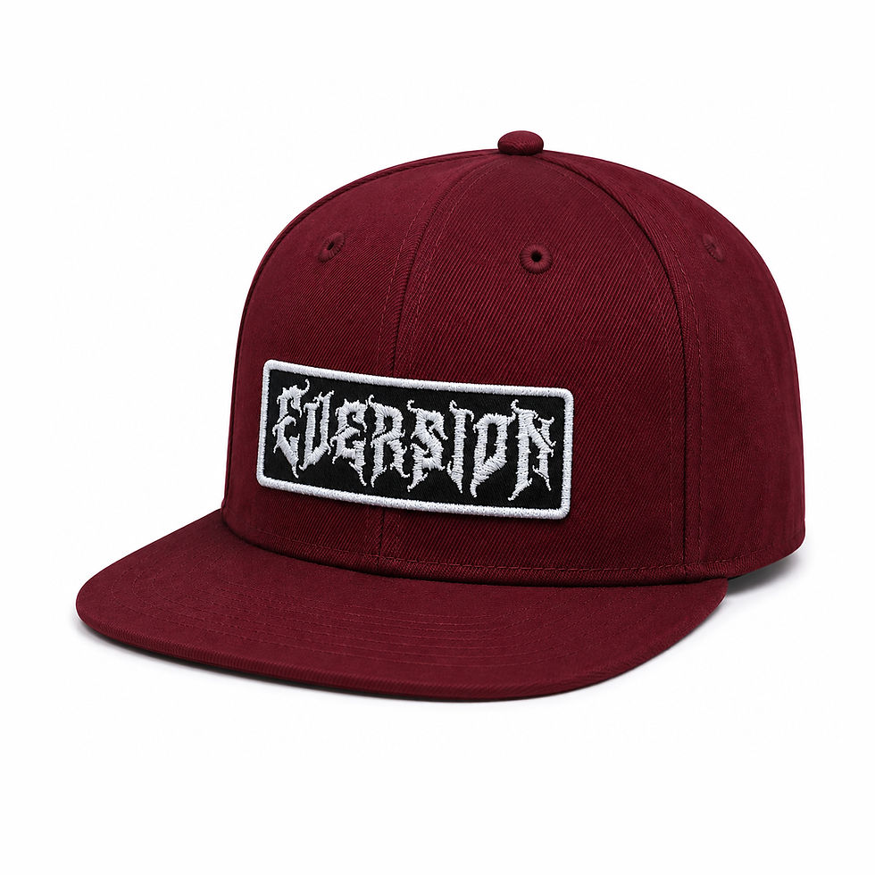 Thumbnail: Dark Script Cap - Burgundy
