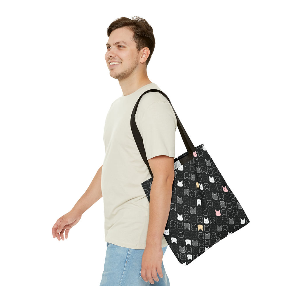 Thumbnail: FUWA BUN Black Tote Bag