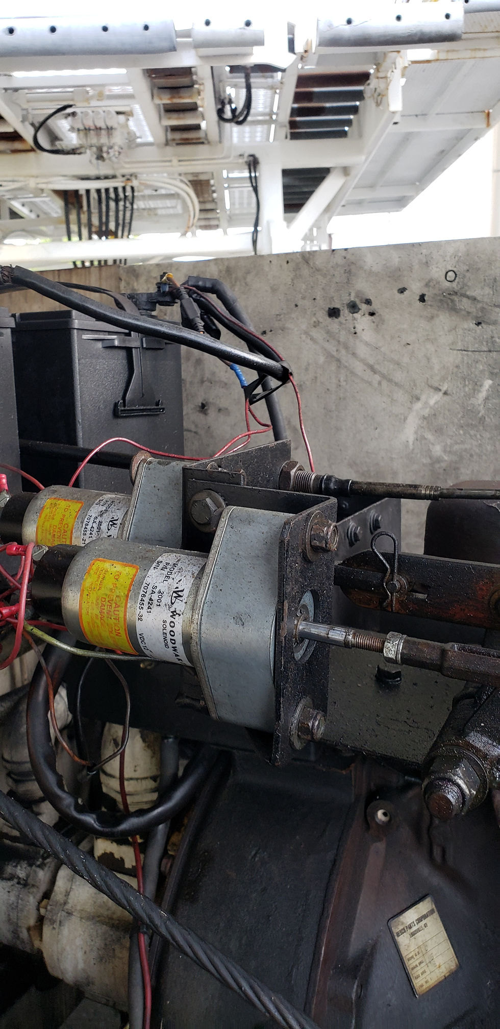 Engine throttle control solenoid