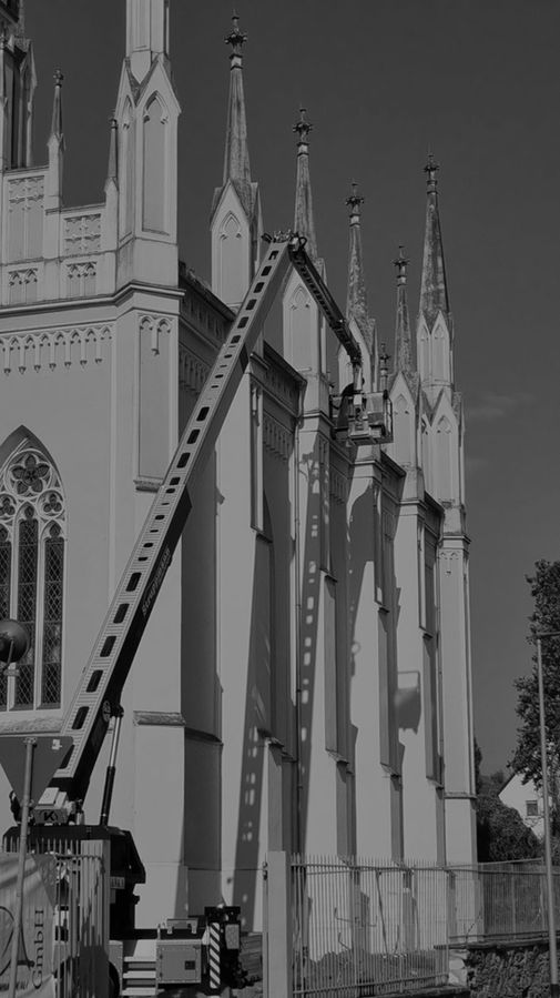 Bild einer Dachpflege eines Altbaus