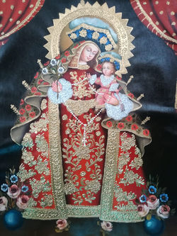 Virgen del Rosario con el Niño Jesús V01
