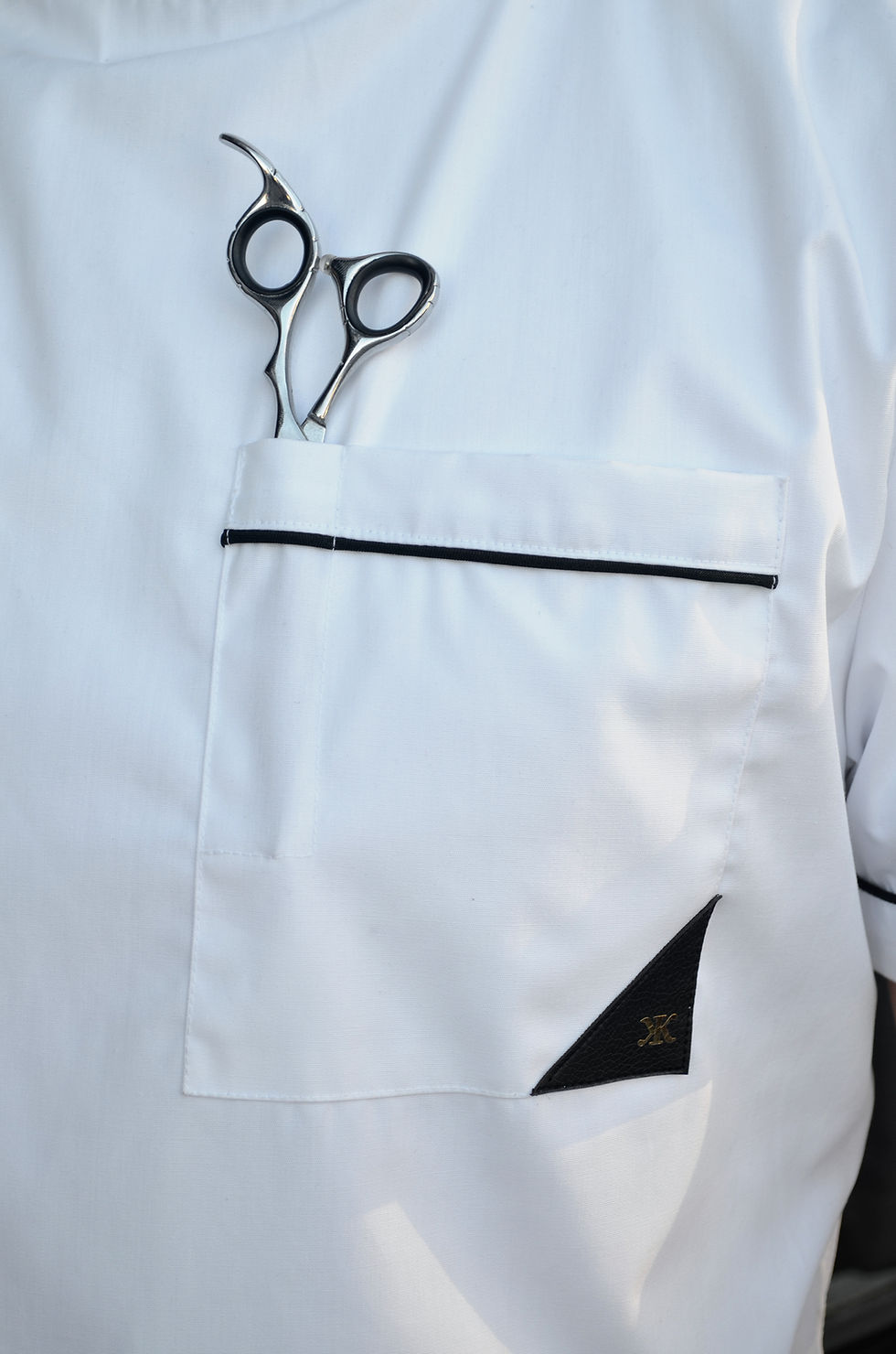 Thumbnail: "Remy" Barber Smock W/ Shoulder Gussets