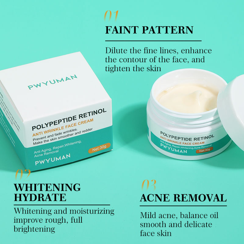 Thumbnail: 1/3/5/10pcs Retinol Instant Firmming Face Cream Lifting  Fade Fine Lines Moistur