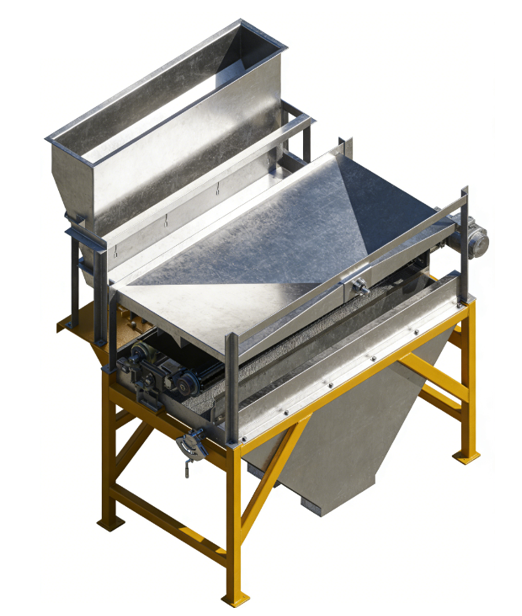 Permanent roll magnet iron separator